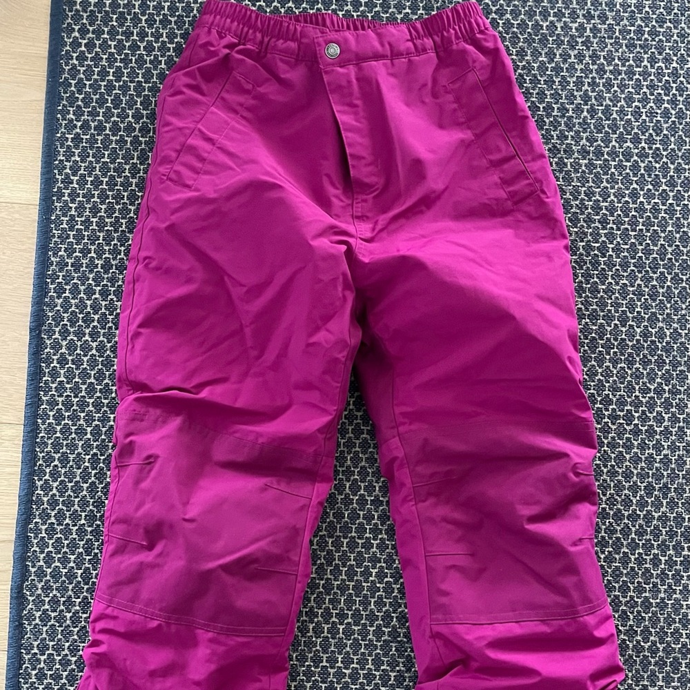 Lands' End Kids Fuchsia Snowpants